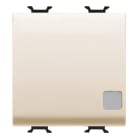 Gewiss - INTER. 2M 1P 16AX LUM. SIGN. IVOIRE