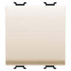 Gewiss - BOUTON-POUSSOIR UNIPOLAIRE 250Vca 16A - NEUTRE - 2 MODULES - IVOIRE - CHORUS -