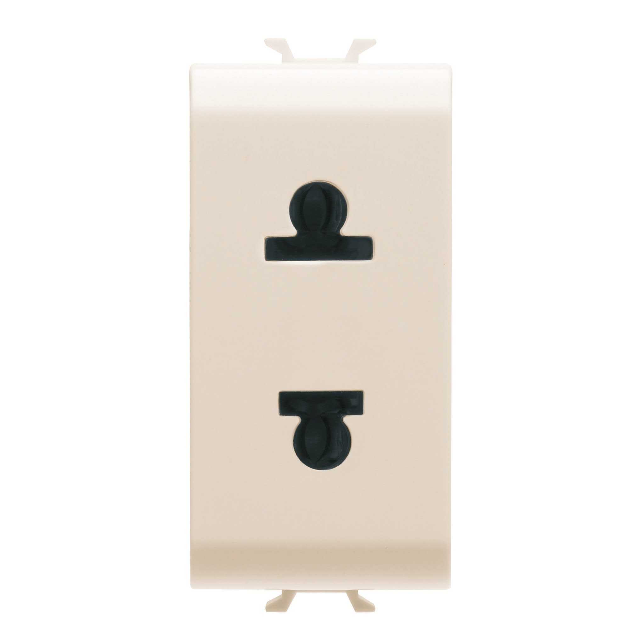 Gewiss - PRISE 1M 2 P+T 15A STD EURO-USA IVOIRE