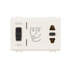 Gewiss - PRISE RASOIR EURO-USA TR.ISOL. 3M IVOIRE