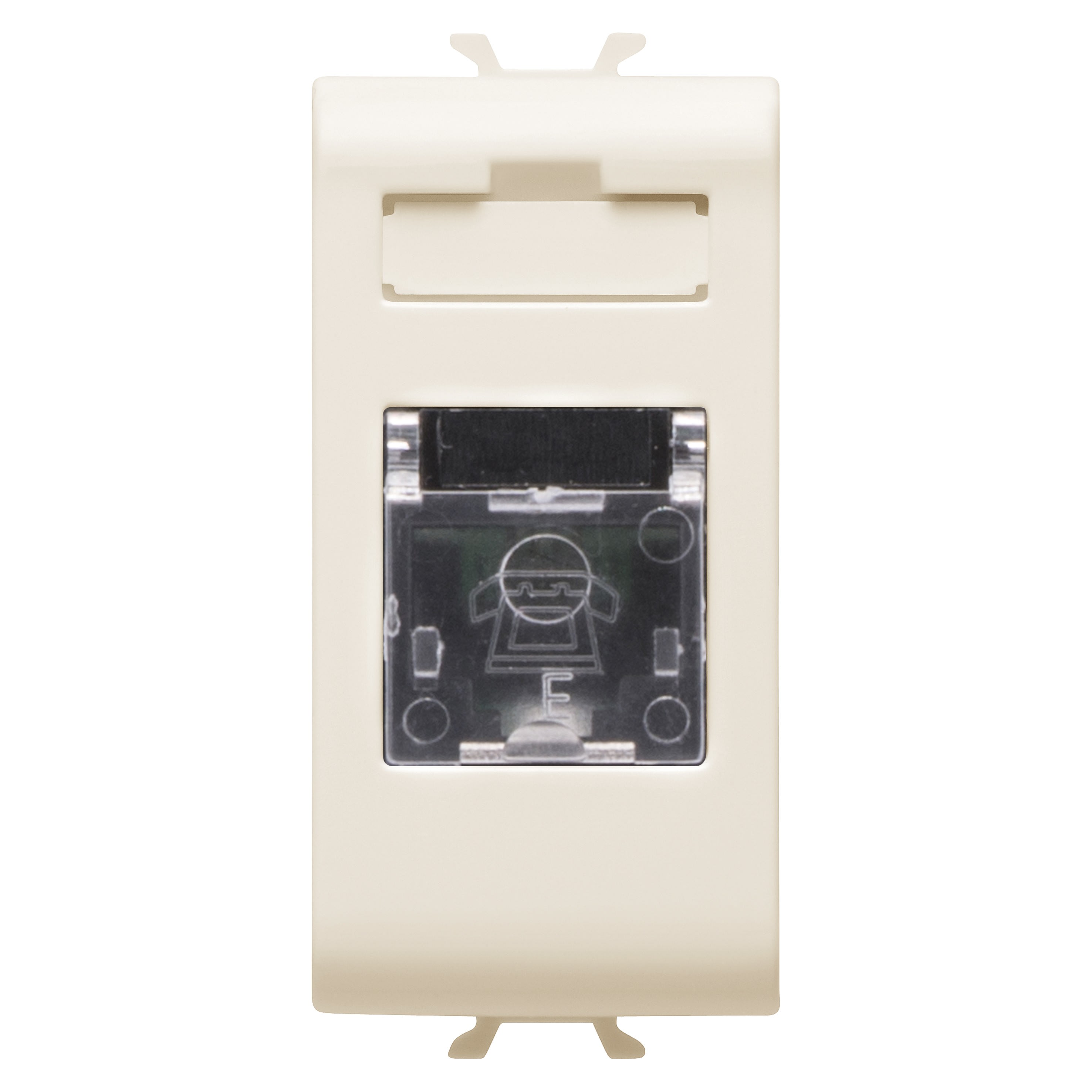 Gewiss - CONNECTEUR TELEPHONIQUE RJ11 1M IVOIRE