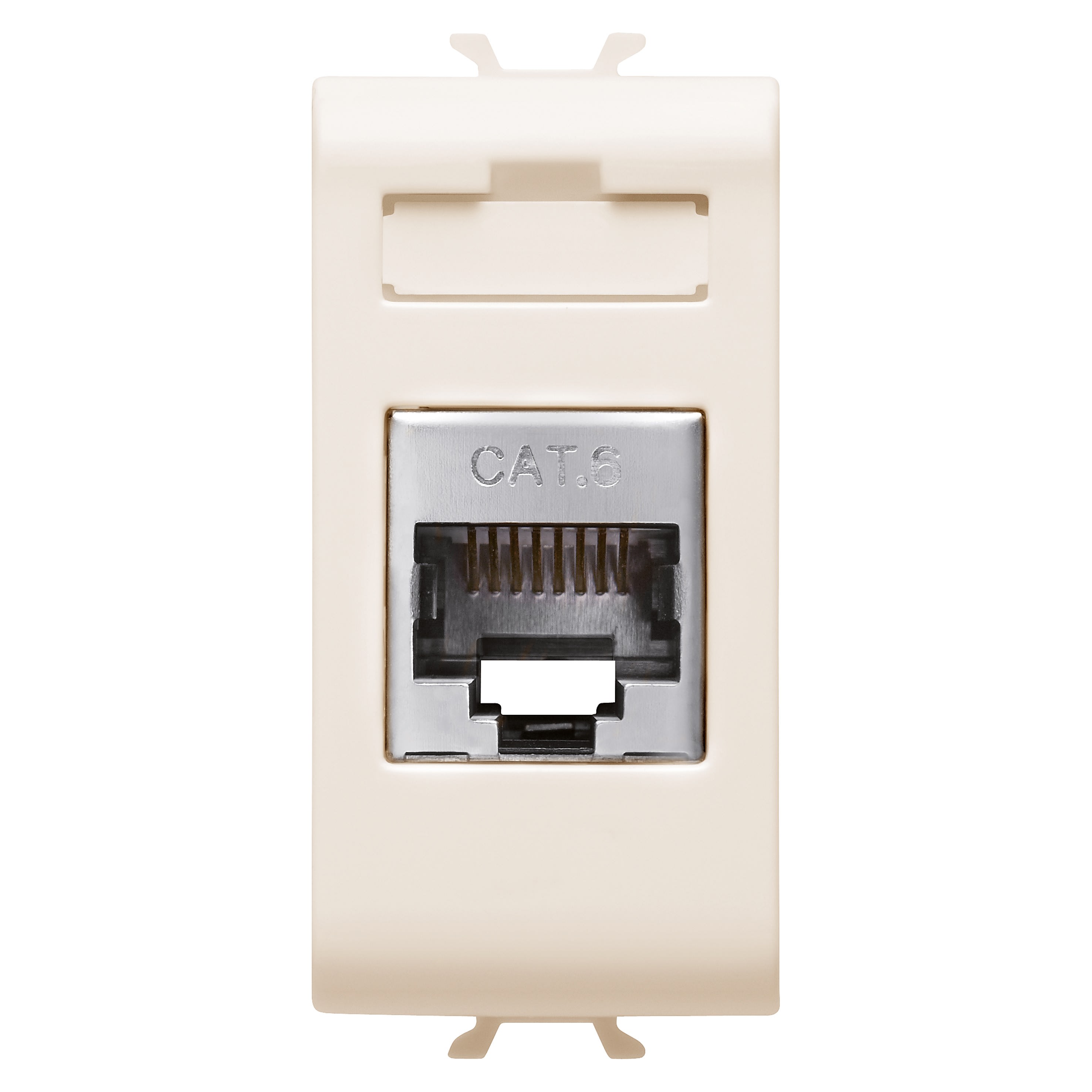 Gewiss - CONNECTEUR RJ45 1M CAT. 6 FTP IVOIRE - GW11424