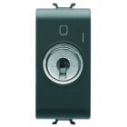 Gewiss - INTERRUPTEUR BIPOLAIRE 250Vca - 16AX AVEC CLÉ - SYMBOLE 0/I - 1 MOD - CHORUS -