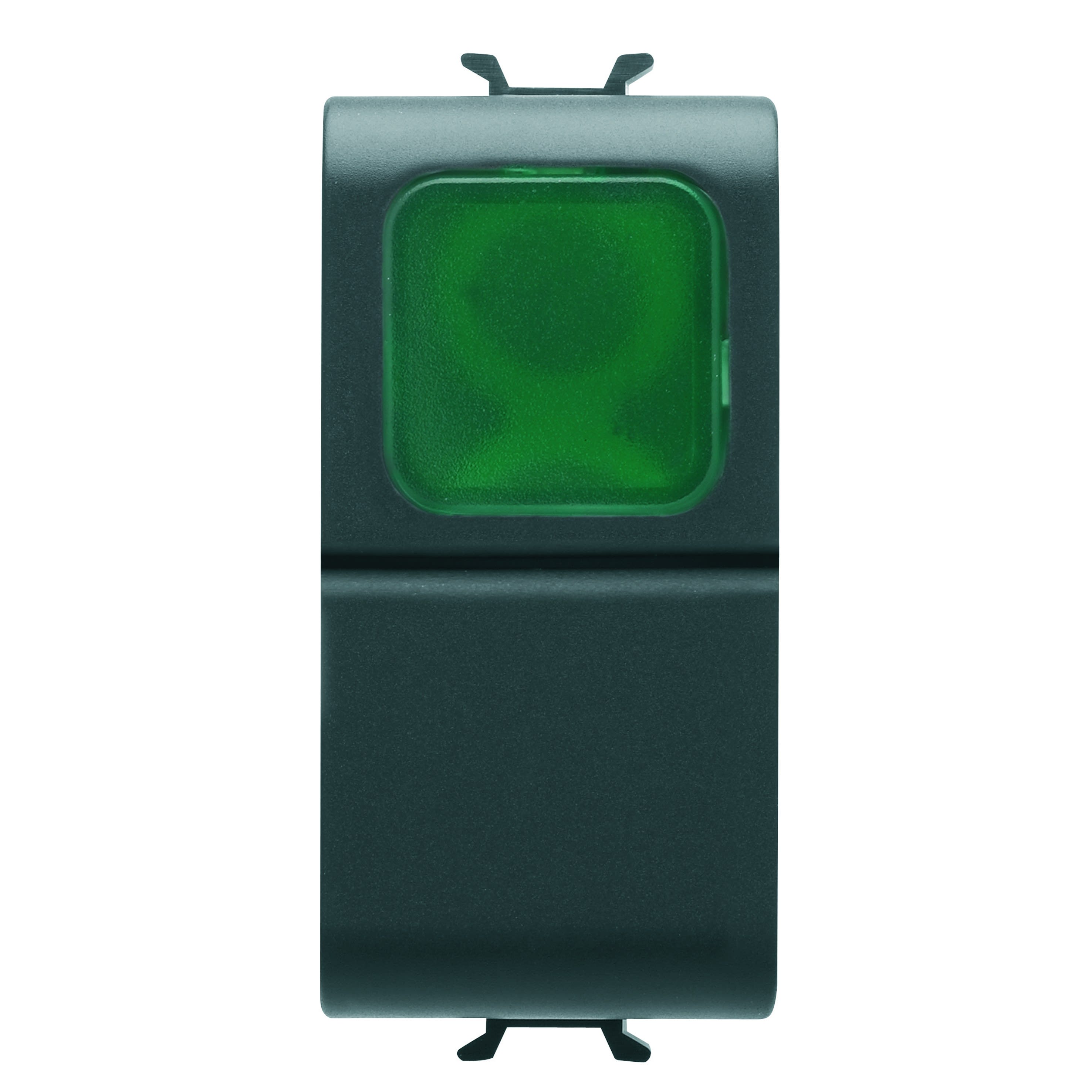 Gewiss - B-P 1M 1P NO 16A VOYANT VERT NO