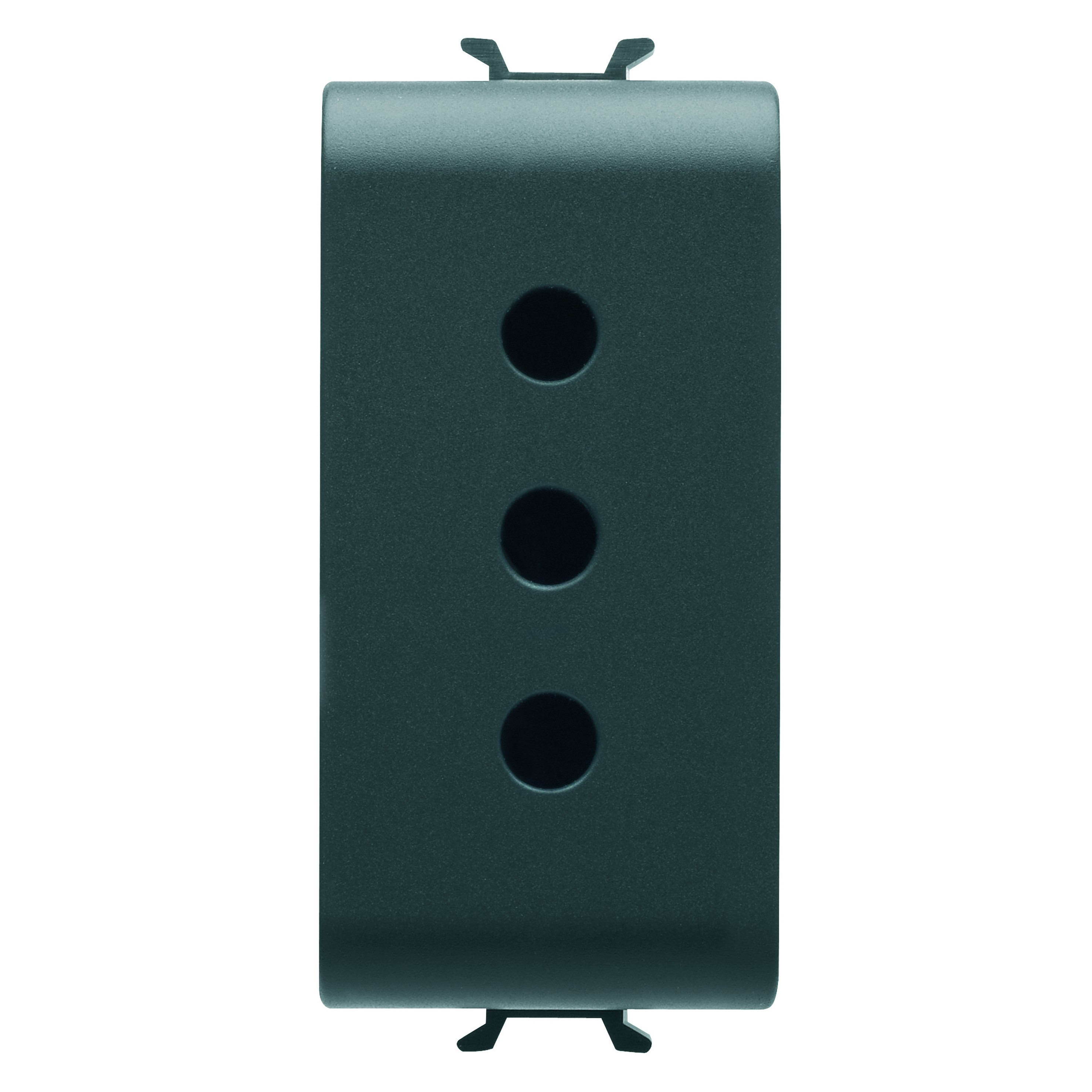 Gewiss - PRISE 1M 2P+T 10A P11 STD ITALIEN NOE - GW12201