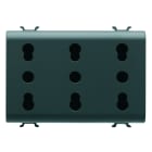 Gewiss - PR. T. 2P+T 16A P17-11 BIV STD I/D NOE