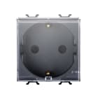 Gewiss - PRESA 2M 2P+T 16A ST.TED. CON COPERCHIO