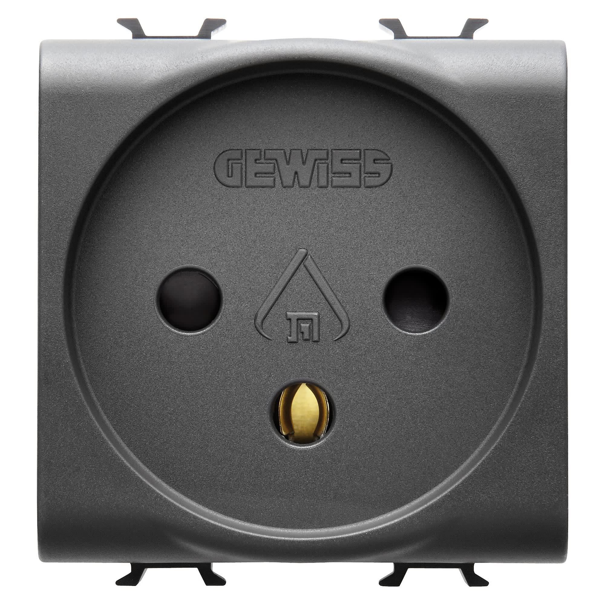 Gewiss - PRISE 2M 2 P+T 16A STD ISRAELIEN NO