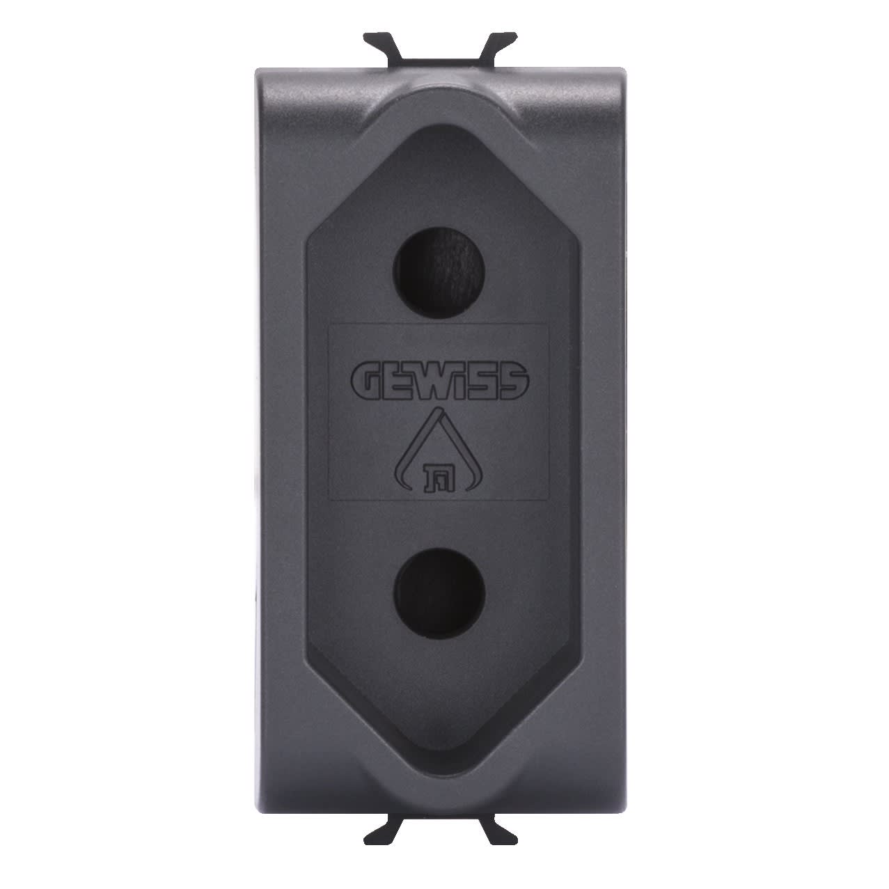 Gewiss - SOCKET-OUTLET 1M 2P 10A ISRAELI STD BL. - GW12282