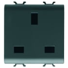 Gewiss - PRISE 2M 2 P+T 13A STD ANGLAIS NO - GW12296
