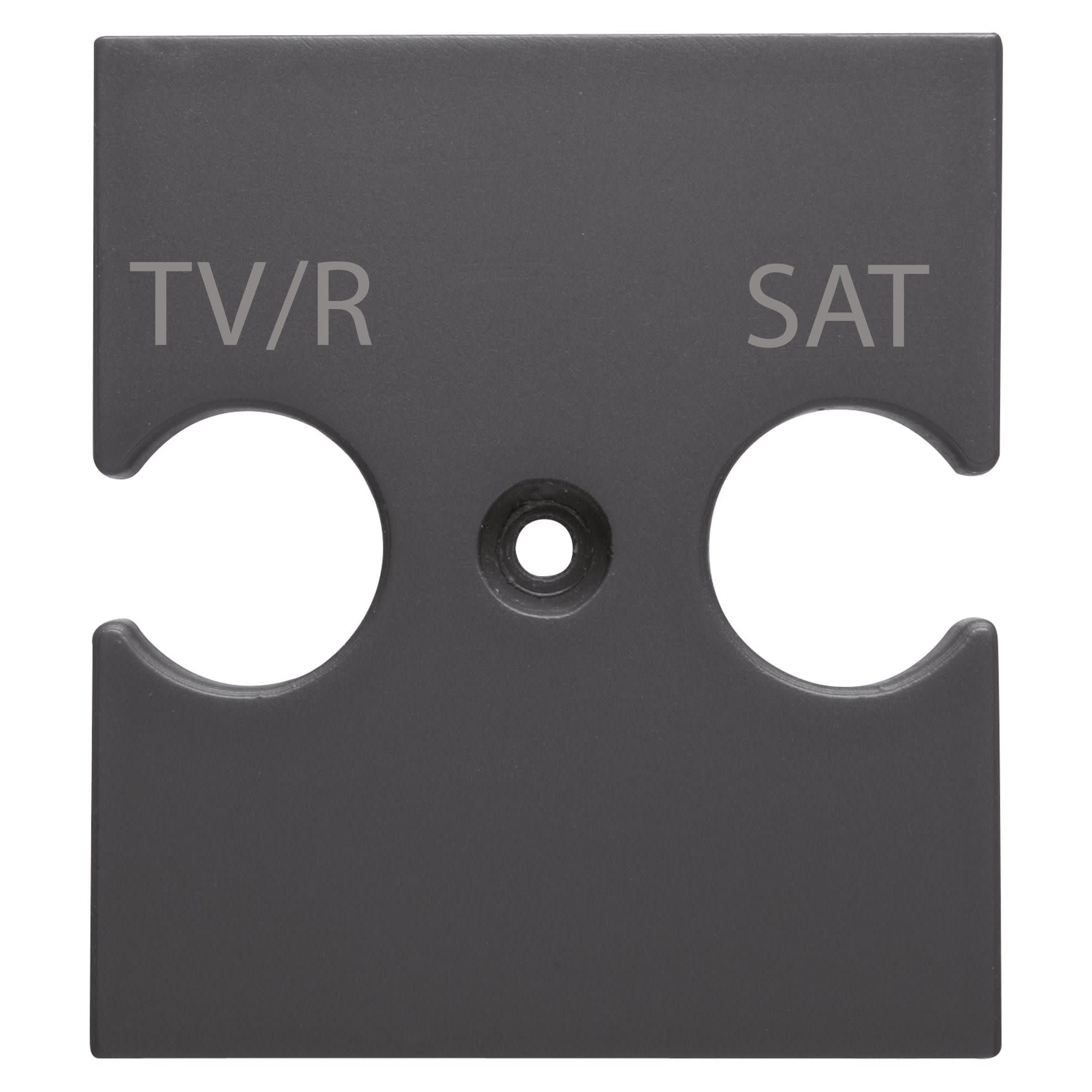 Gewiss - SUPPORT POUR PRISES TV-R-SAT CH/BK