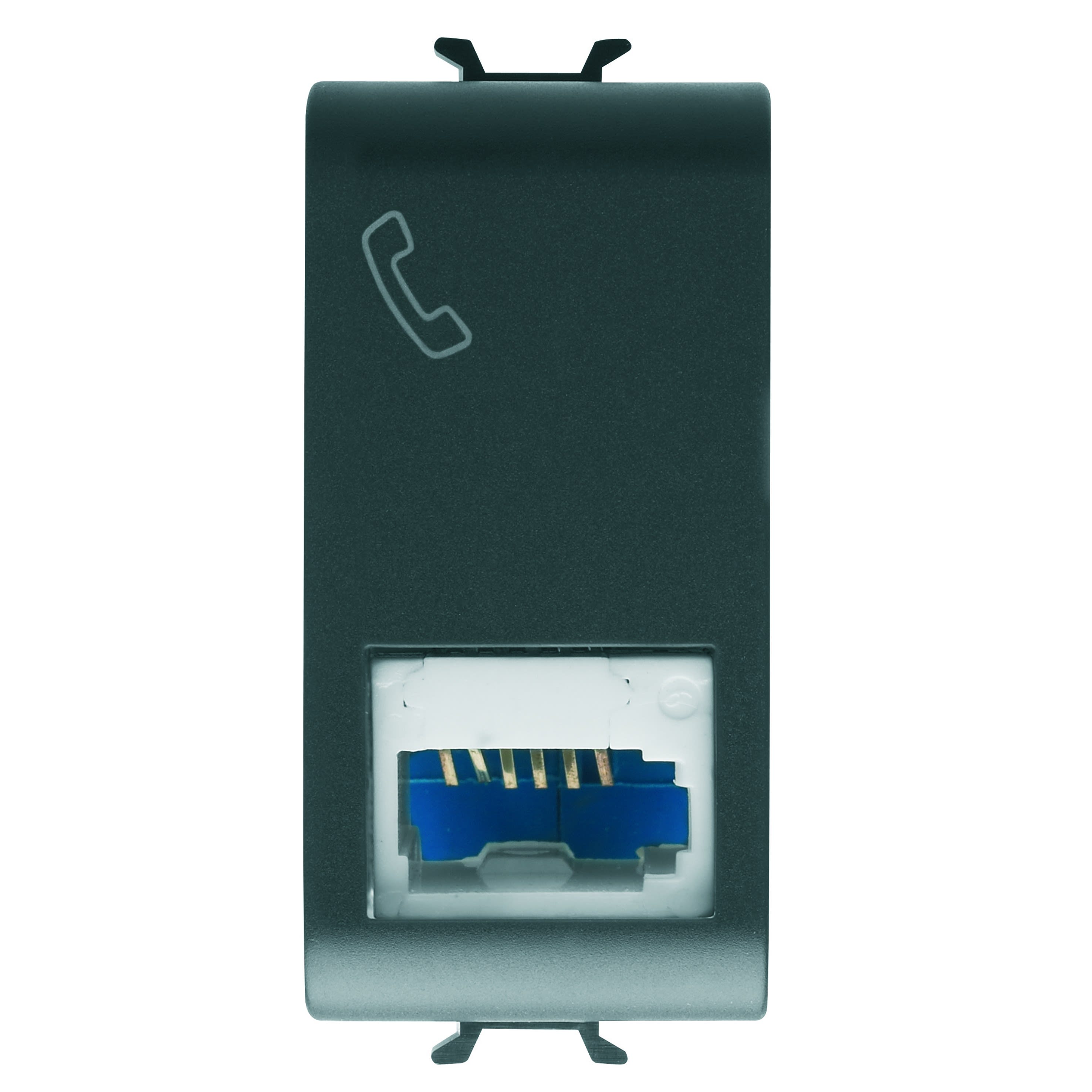 Gewiss - CONNECTEUR TELEPH. STD ANGL. NO - GW12406