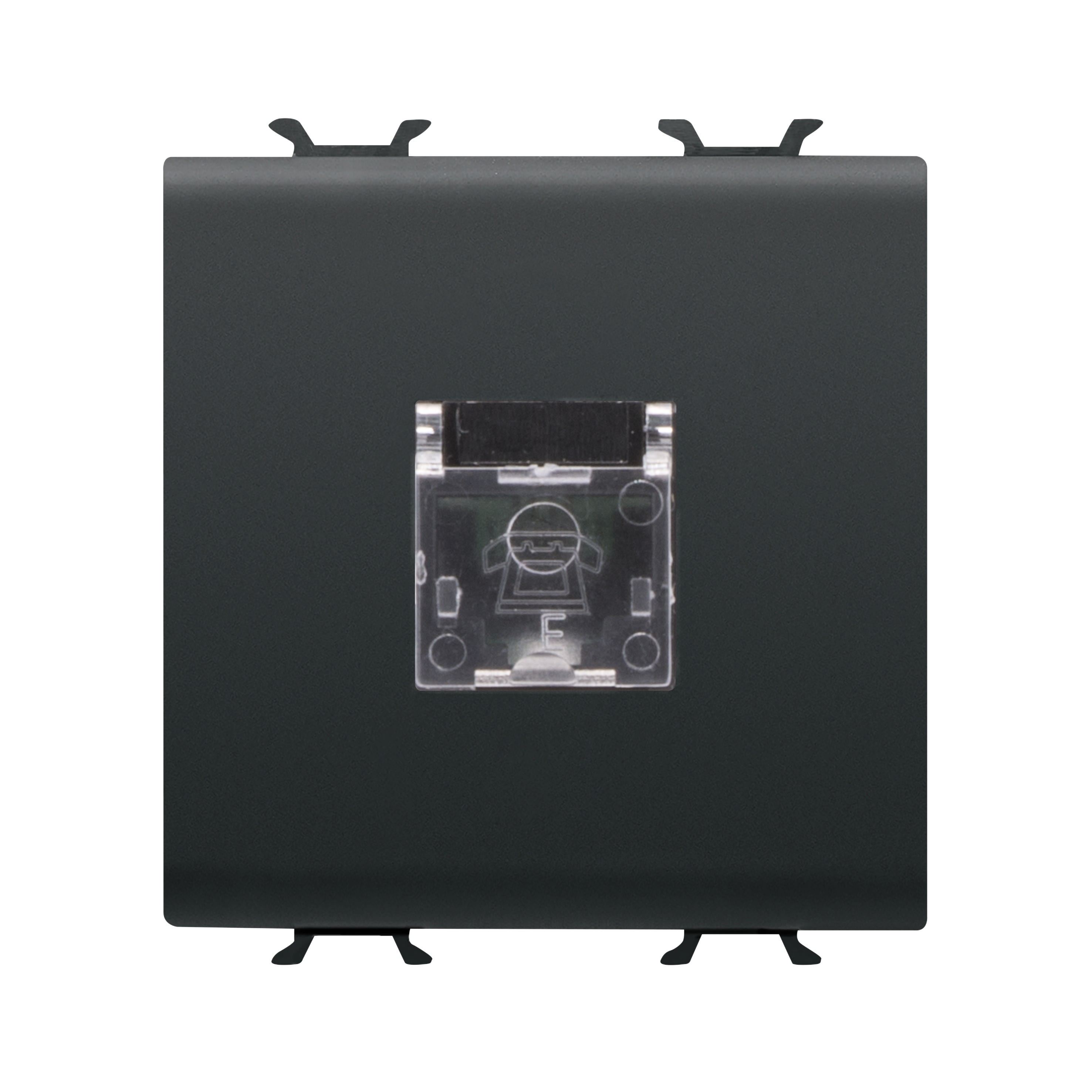 Gewiss - CONNETTORE TELEFONICO RJ11 2M NERO