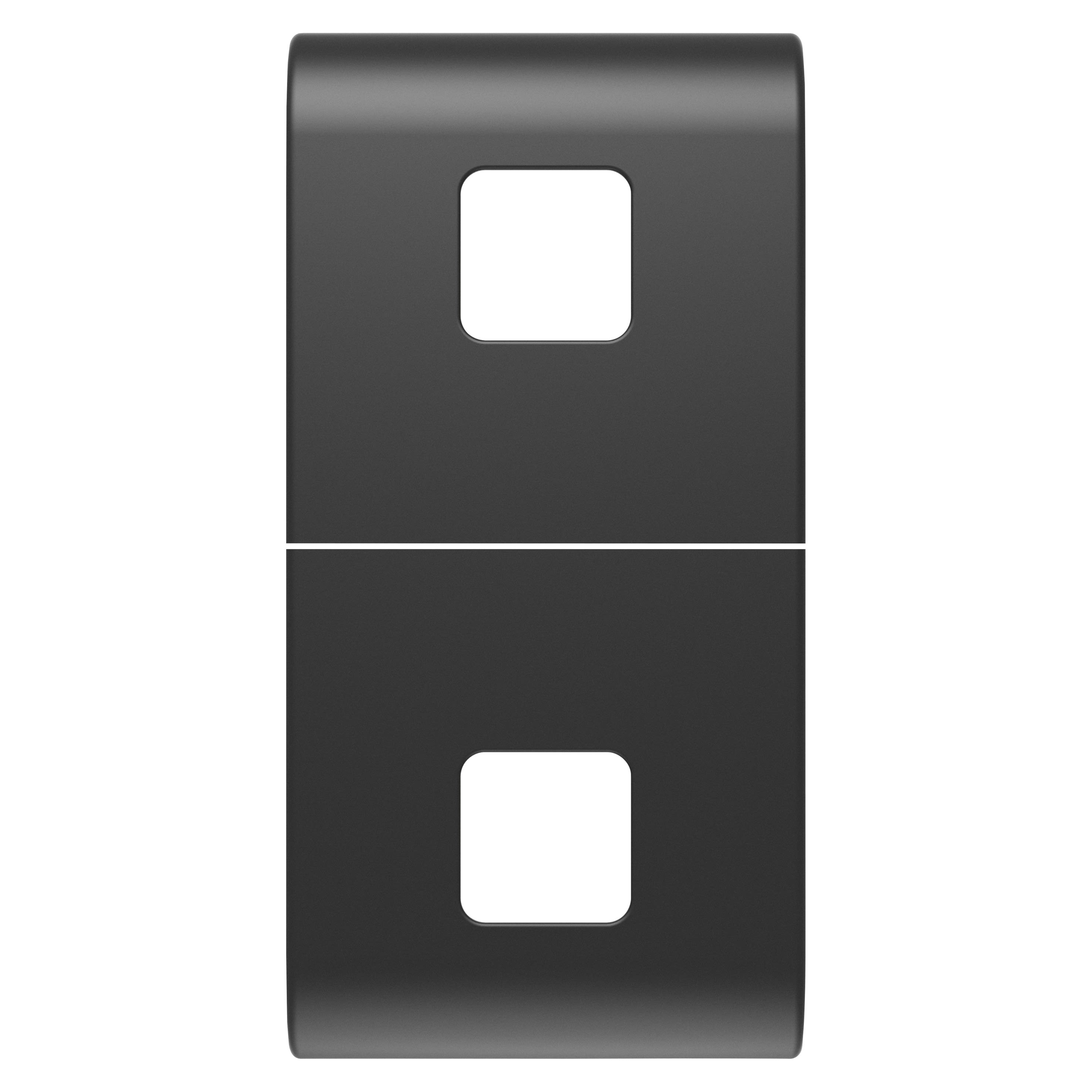 Gewiss - TOUCHE INTER. AXIAL 2 LENTILLES 1P NOIR