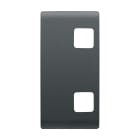 Gewiss - TASTO SING.GEMMA DOP.PER PULS.KNX NERO