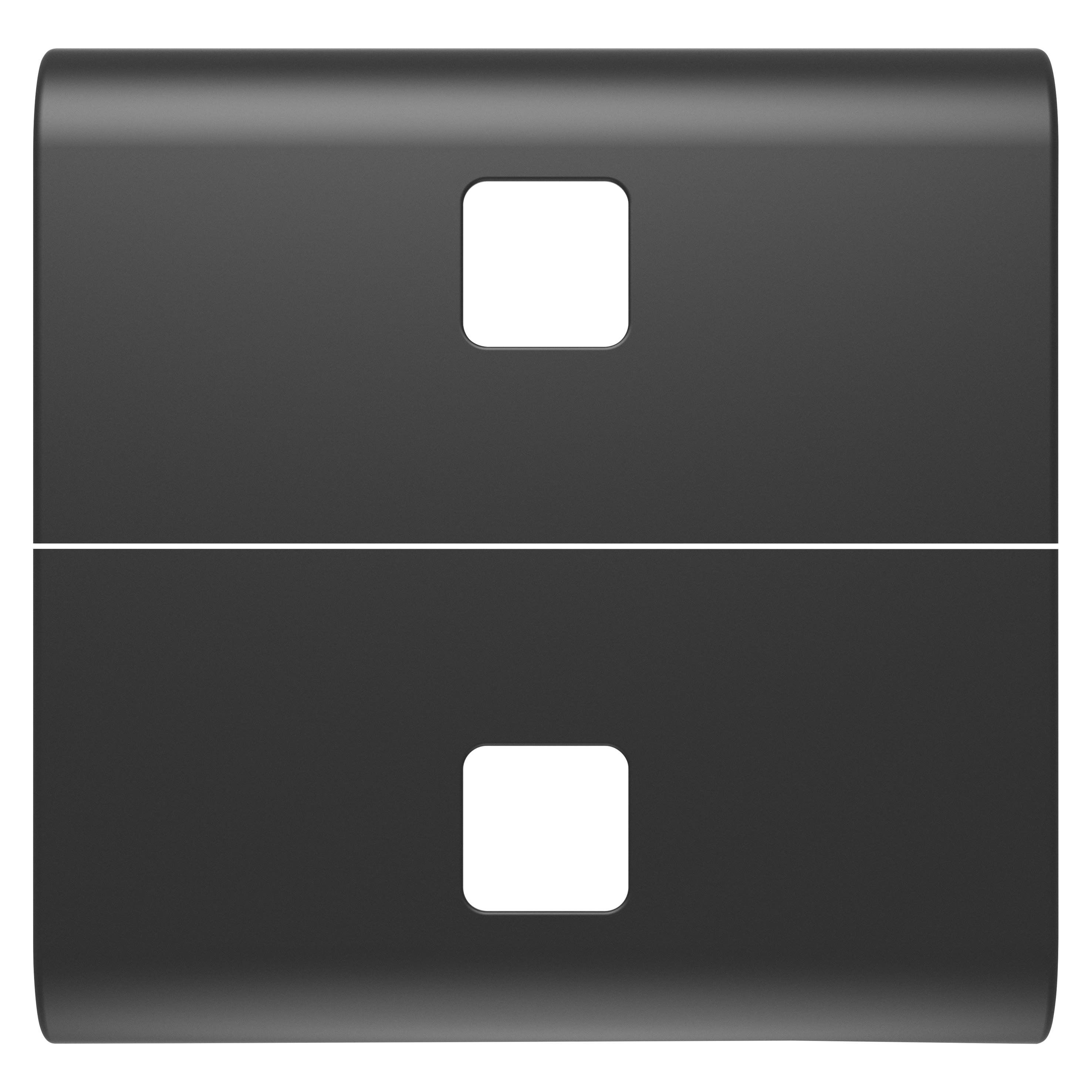 Gewiss - TOUCHE INTER. AXIAL 2 LENTILLES 2P NOIR