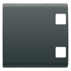 Gewiss - TASTO DOPPIO GEMMA DOP.PER PULS.KNX NERO