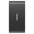 Gewiss - TOUCHE INTER. AXIAL DIFFUSEUR 1P NOIR