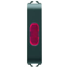 Gewiss - VOYANT DE SIGNALISATION SIMPLE - ROUGE - 1/2 MODULE - CHORUS - GW12643