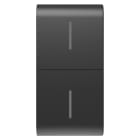 Gewiss - TOUCHE BOUTON-POU. CON. ECO - 1P NOIR