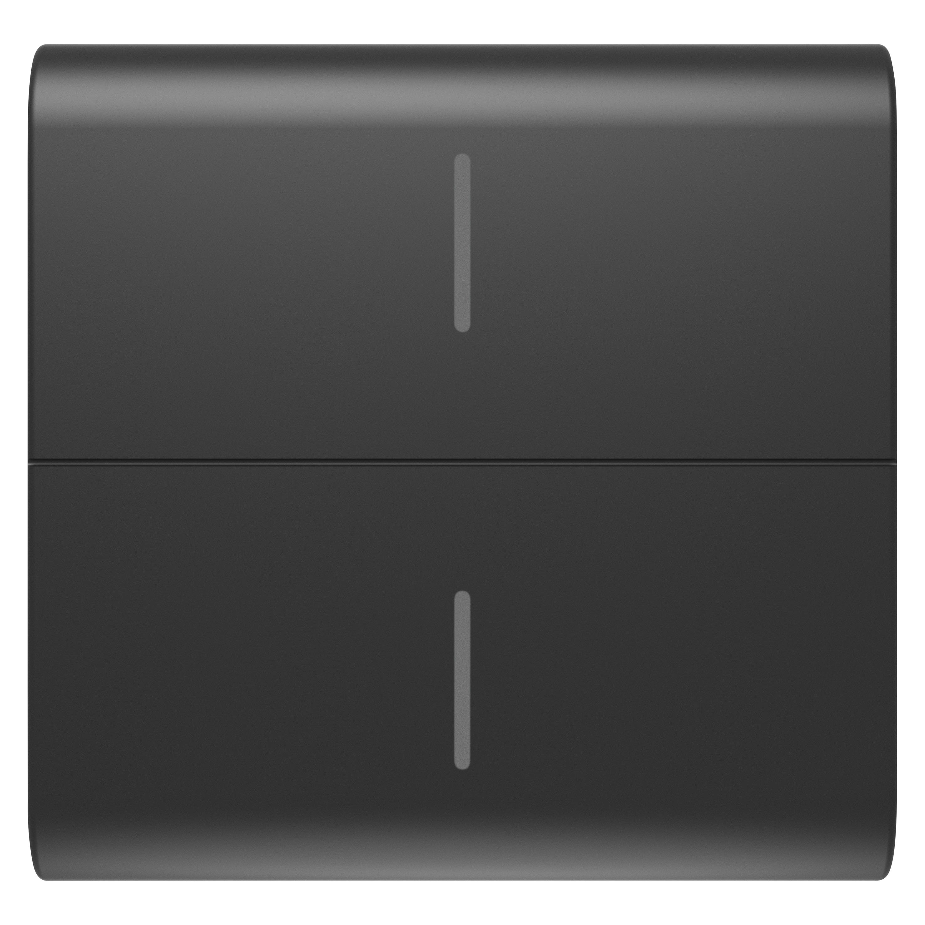 Gewiss - TOUCHE BOUTON-POU. CON. ECO - 2P NOIR