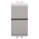 Gewiss - PUSH-BUTTON 1P 250V ac +NO 16A - DOUBLE - 1 MODULE - NATURAL BEIGE - CHORUS - GW