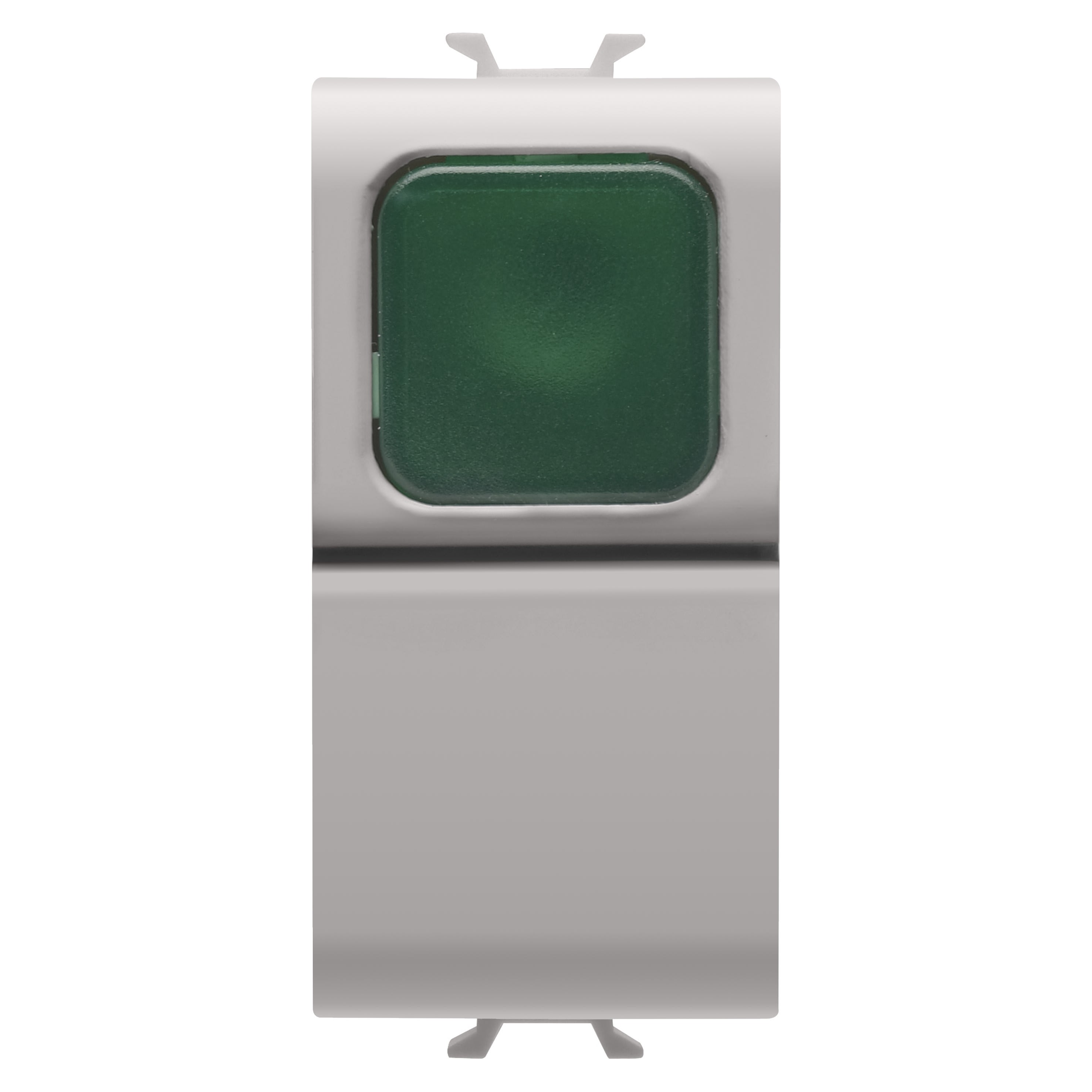 Gewiss - B-P 1M 1P NO 16A VOYANT VERT BEIGE