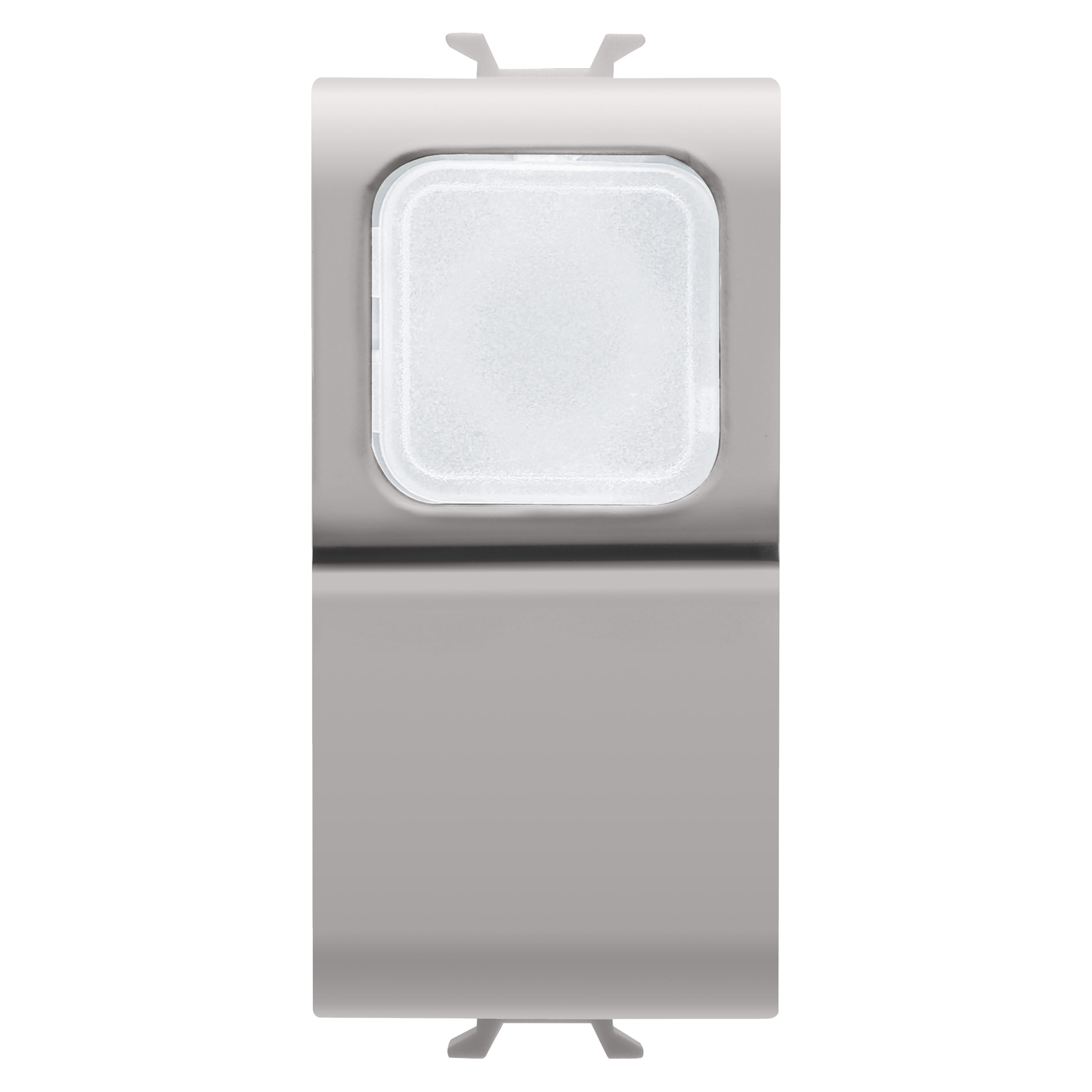 Gewiss - B-P 1M 1P NO 16A VOYANT TRANSP. BEIGE