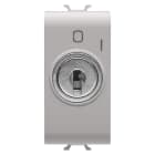 Gewiss - B-P 1M 2P NO 10A+CLÉ BEIGE