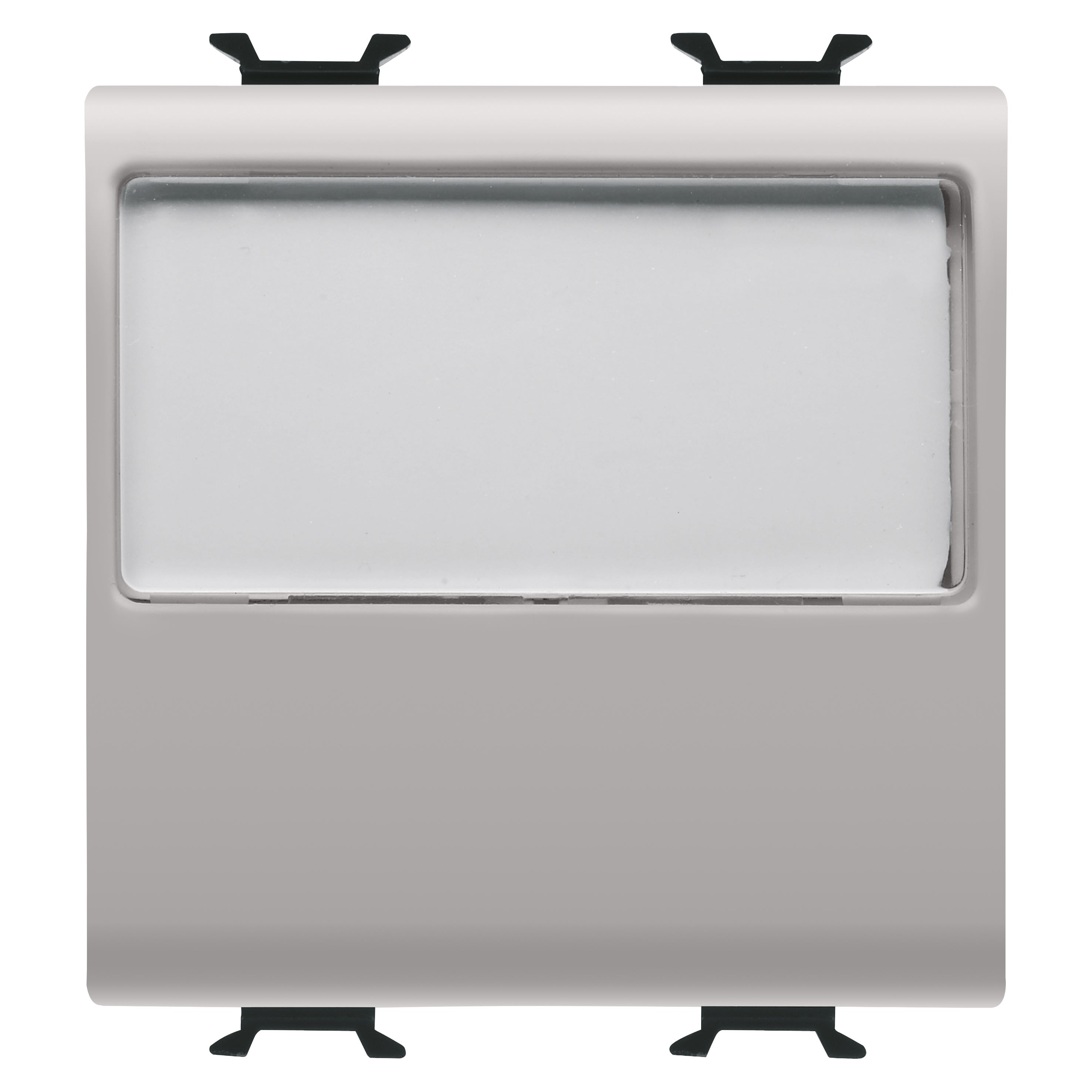 Gewiss - B-P 2M 1P NO 10A PORTE-ETIQ. LUM. BEIGE