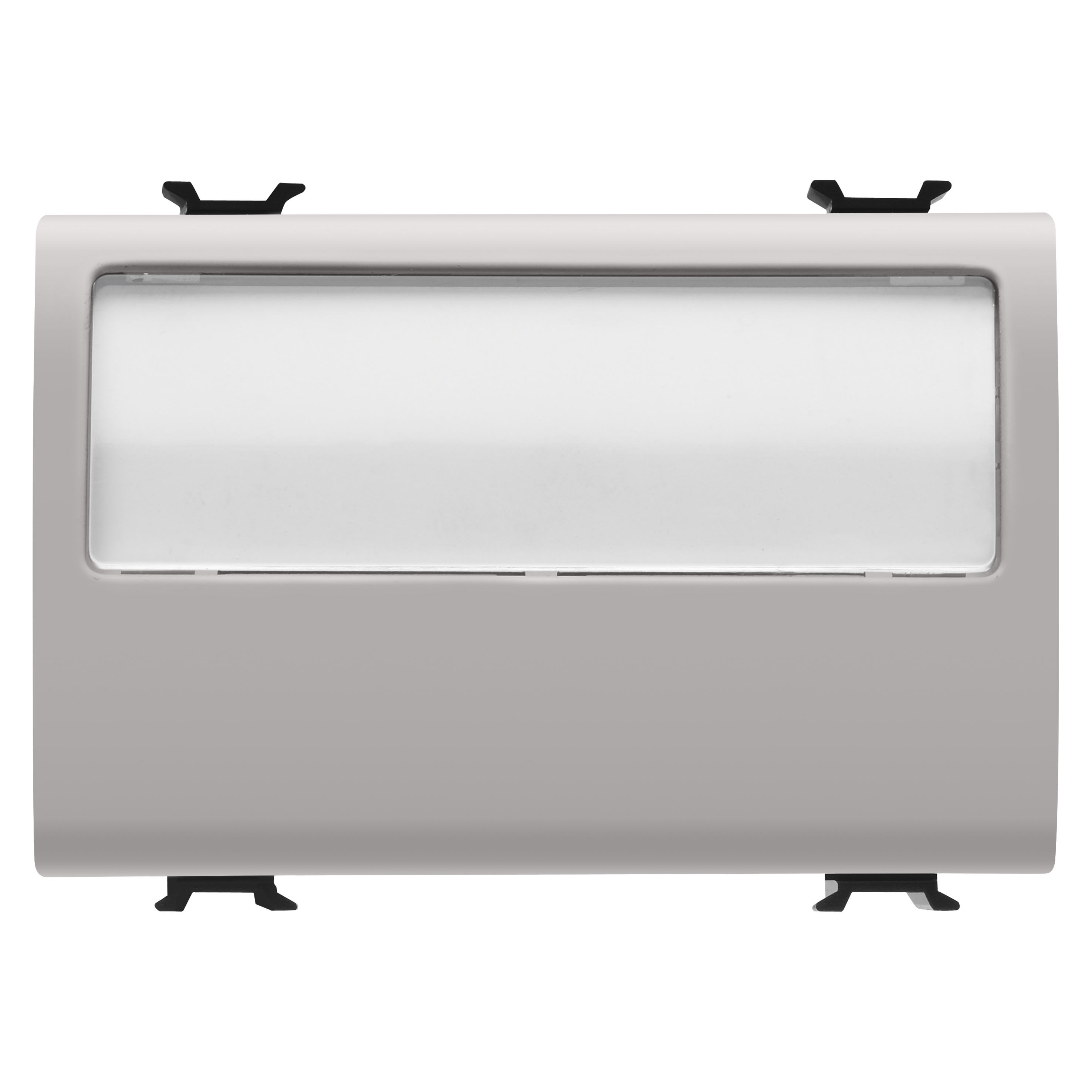 Gewiss - B-P 3M 1P NO 10A PORTE-ETIQ. LUM. BEIGE
