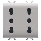 Gewiss - PRISE D. 2P+T 16A P17-11 STD IT BEIGE