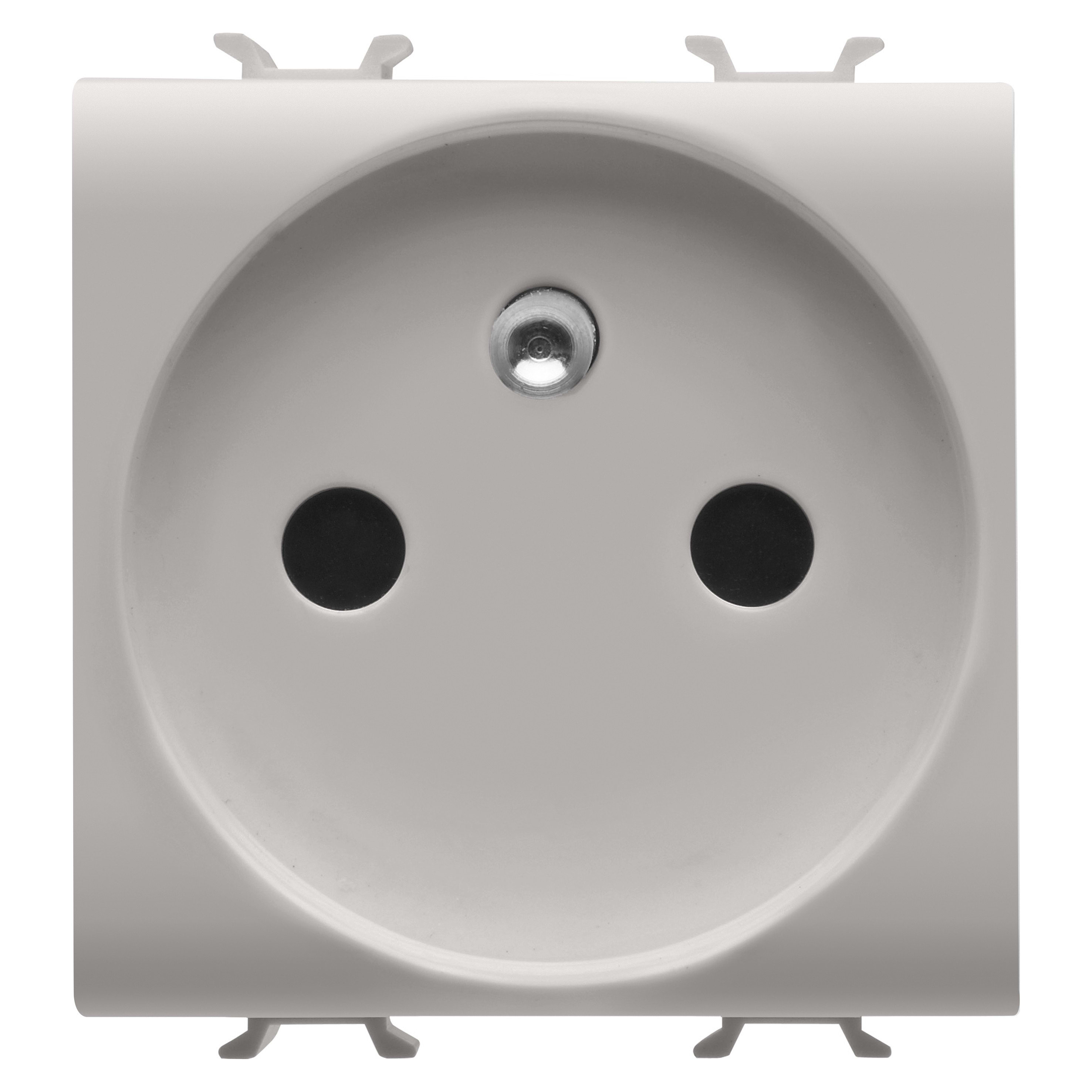 Gewiss - PRISE 2M 2 P+T 16A SERR.FRONT. FR BEIGE - GW13248