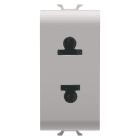Gewiss - PRISE 1M 2 P+T 15A STD EURO-USA BEIGE