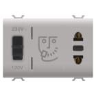 Gewiss - PRISE RASOIR EURO-USA 3M BEIGE