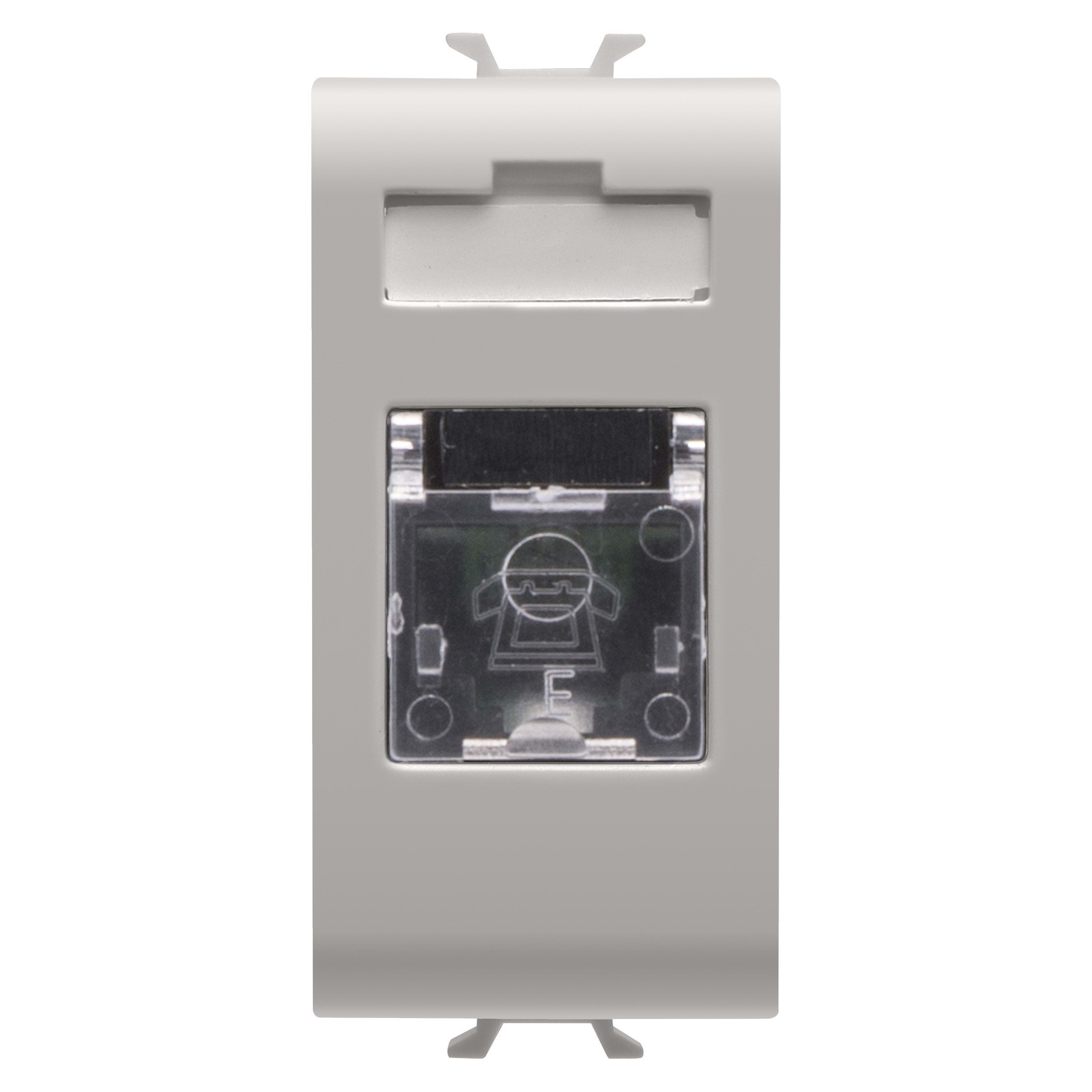 Gewiss - CONNECTEUR RJ11 1M BEIGE - GW13401 -