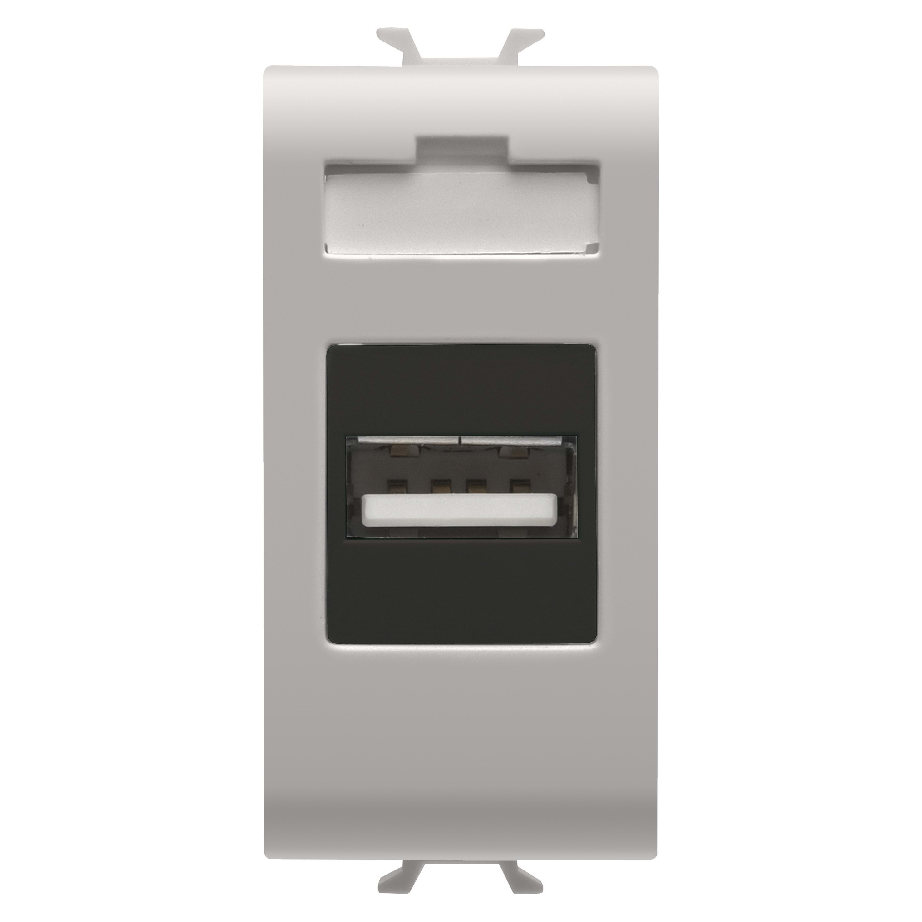 Gewiss - USB SOCKET-OUTLET - 1 MODULE - NATURAL BEIGE - CHORUS - GW13459
