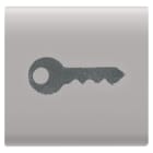 Gewiss - TOUCHE INTERCHANGEABLE 'CLÉ' BEIGE