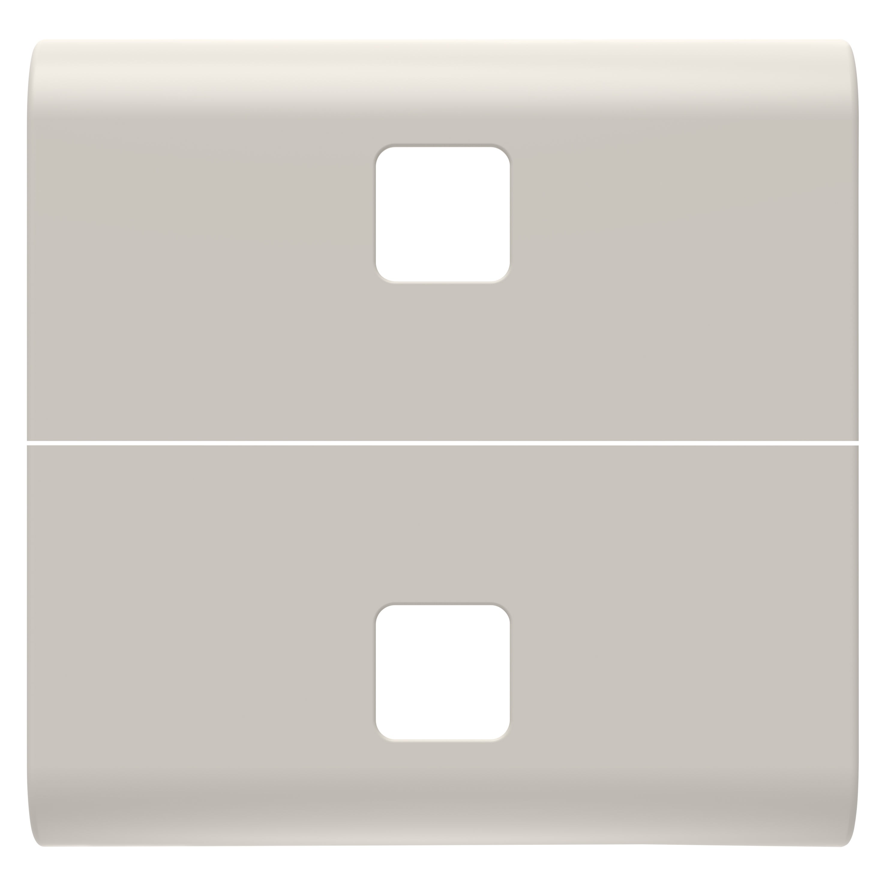 Gewiss - TOUCHE INTER. AXIAL 2 LENTILLES 2P BEIGE