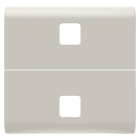 Gewiss - TOUCHE INTER. AXIAL 2 LENTILLES 2P BEIGE