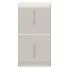 Gewiss - TOUCHE INTER. AXIAL 2 DIFFUSEURS 1P BEIG