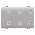 Gewiss - CLAVIER 6 CANAUX ET SYMB. KNX BEIGE