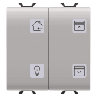 Gewiss - POUSSOIRS 4 CANAUX KNX - BEIGE