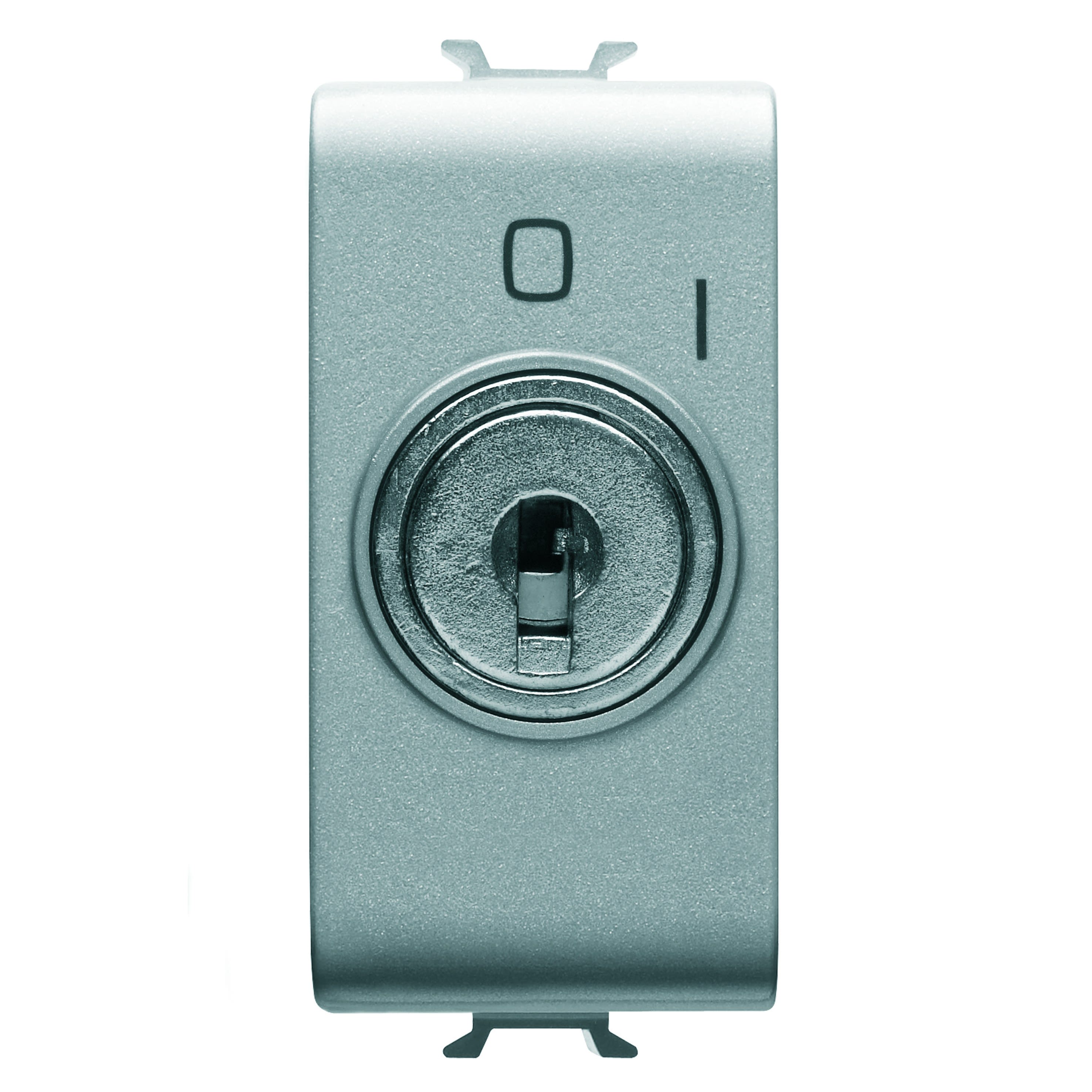 Gewiss - INTER. 1M 2P 10AX+CLÉ TITANE - GW14006 -