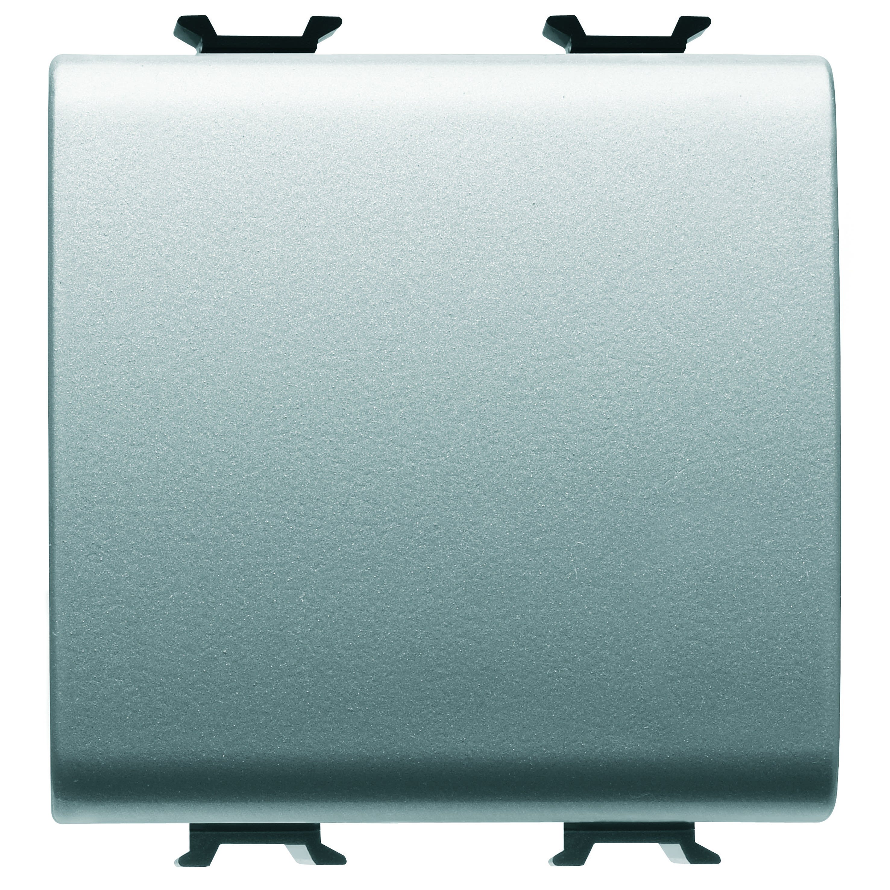 Gewiss - INTERRUPTEUR UNIPOLAIRE 250Vca - 16AX - NEUTRE - 2 MODULES - TITANE - CHORUS - G