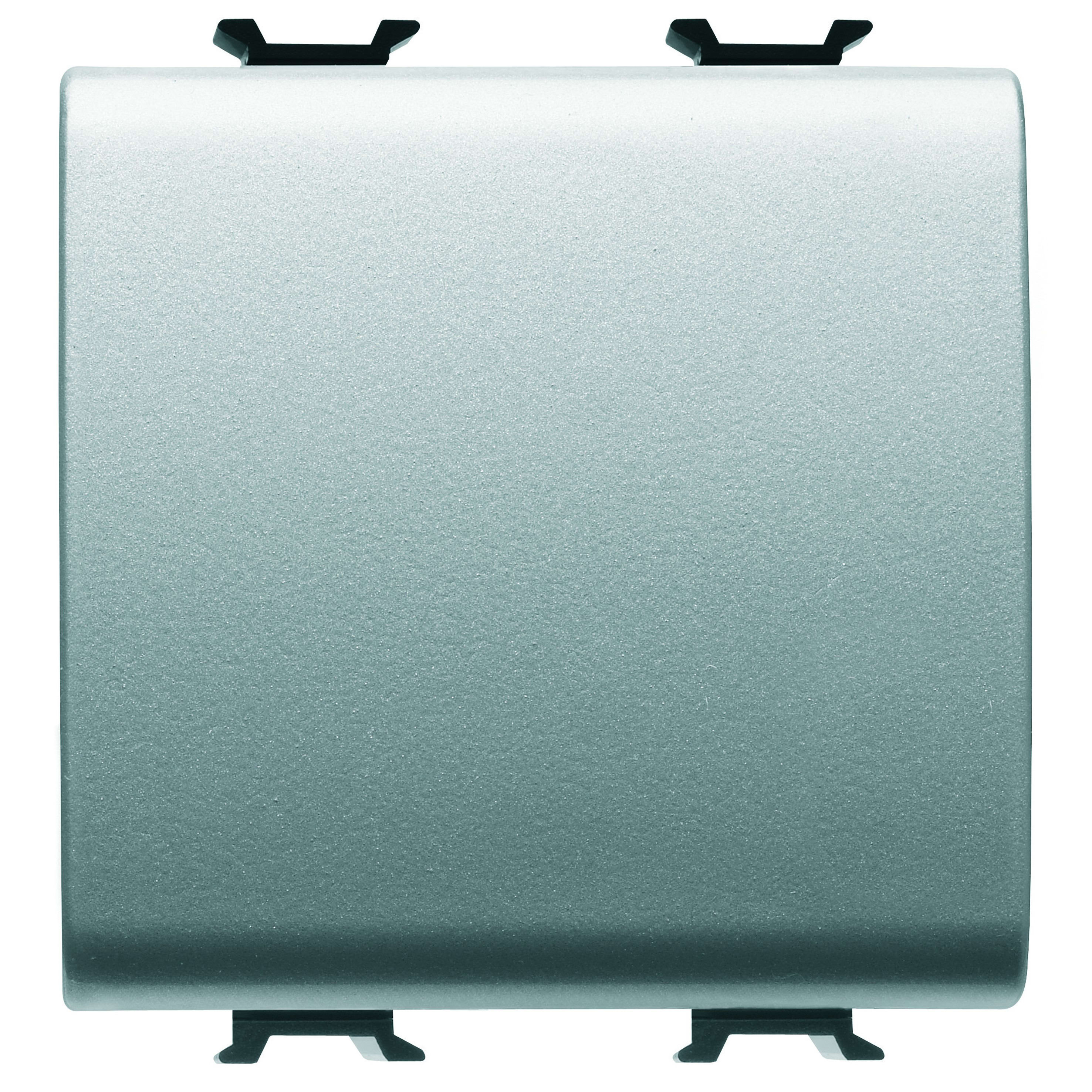 Gewiss - VA-ET-VIENT UNIPOLAIRE 250Vca - 16AX - NEUTRE - 2 MODULES - TITANE - CHORUS - GW