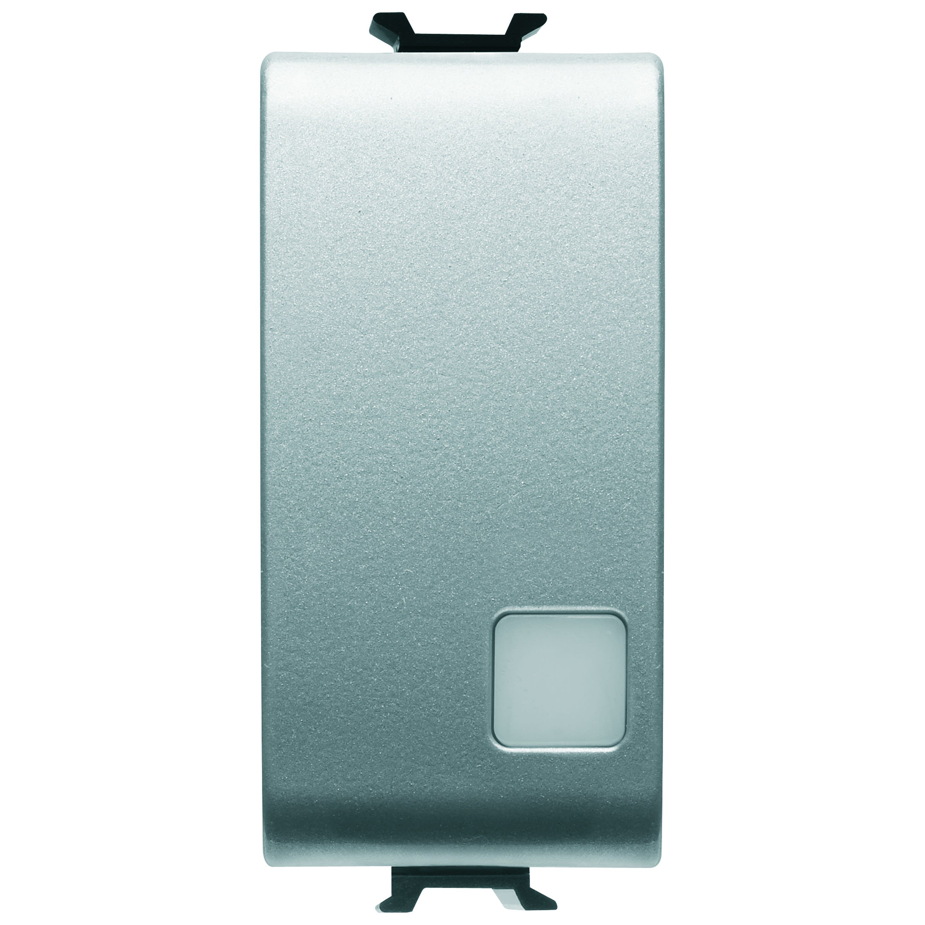 Gewiss - INVERSEUR 1M 1P 16AX LUM. SIGN. TITANE - GW14093