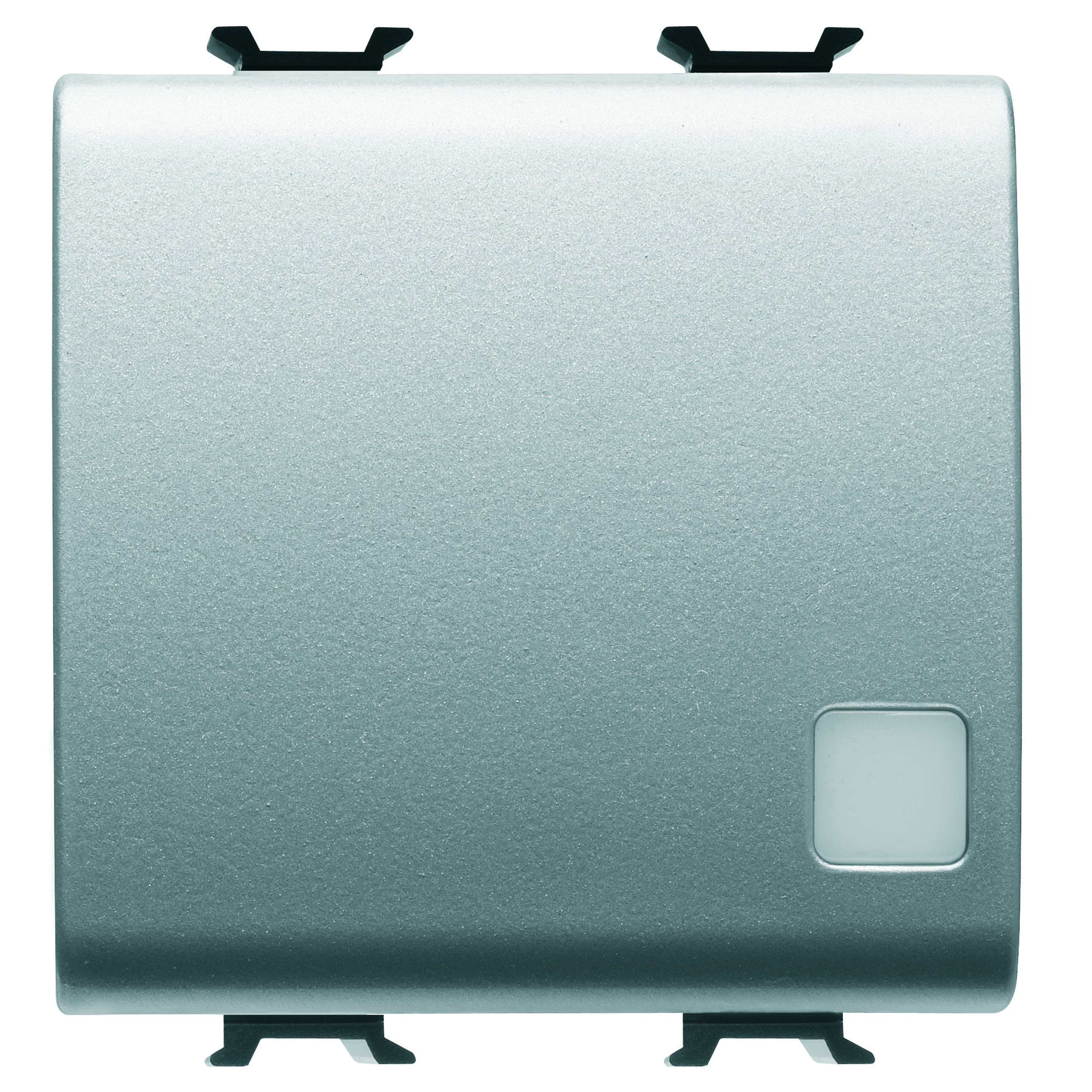 Gewiss - INVERSEUR 2M 1P 16AX LUM. SIGN. TITANE - GW14103