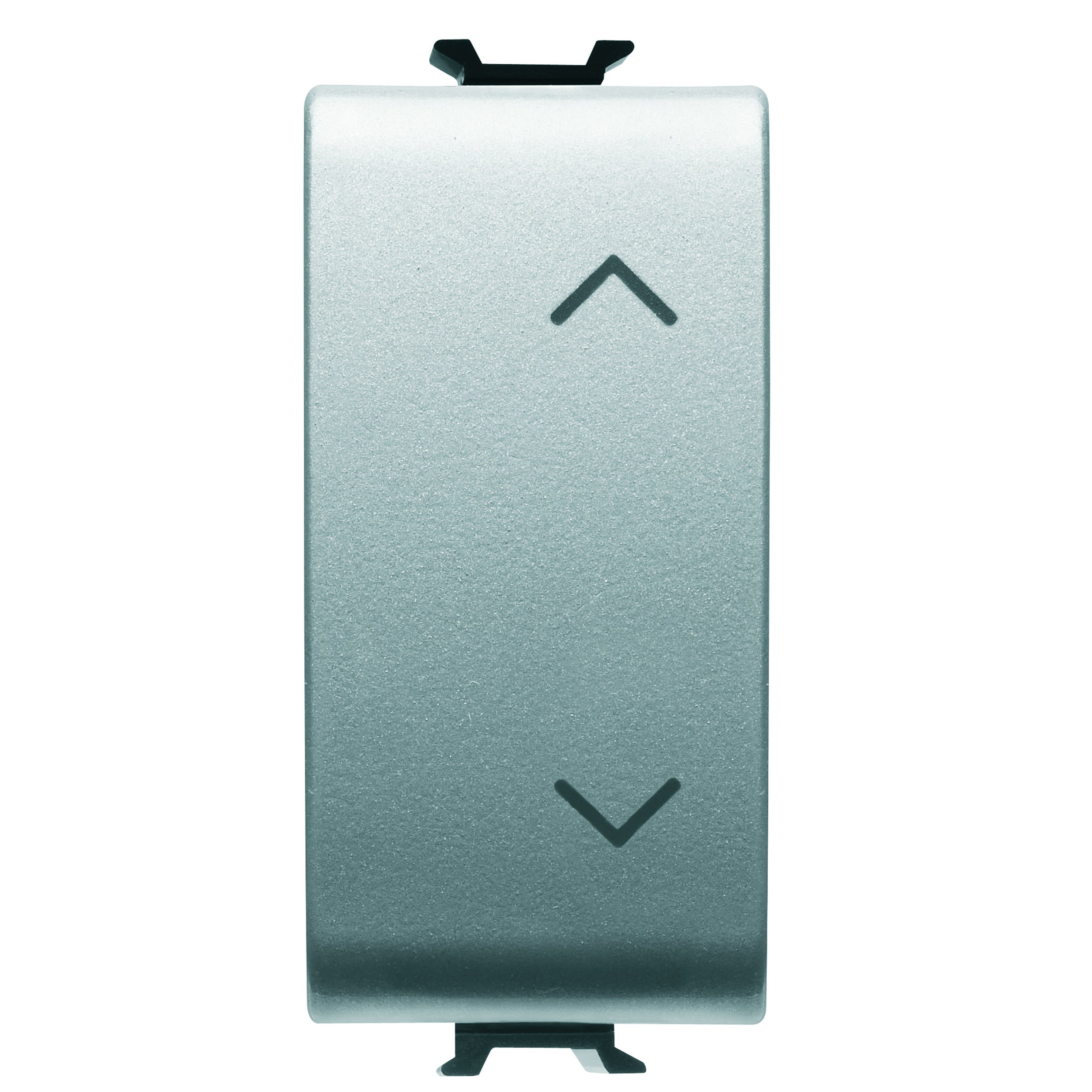 Gewiss - COMMUTATEUR 1M 1P 10AX HAUT-BAS TITANE - GW14121