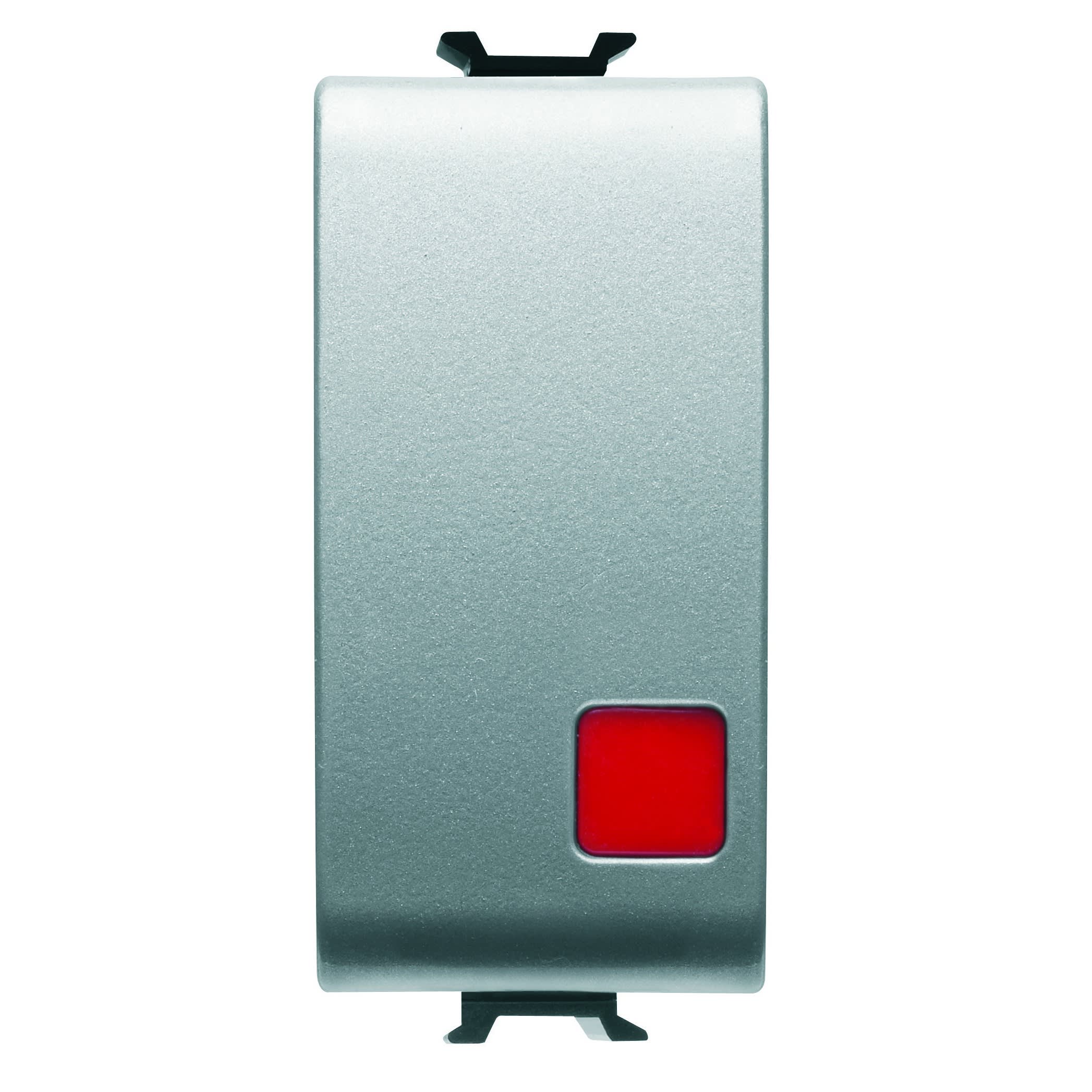 Gewiss - B-P 1M 1P NF+NO 16A ARRÊT TITANE